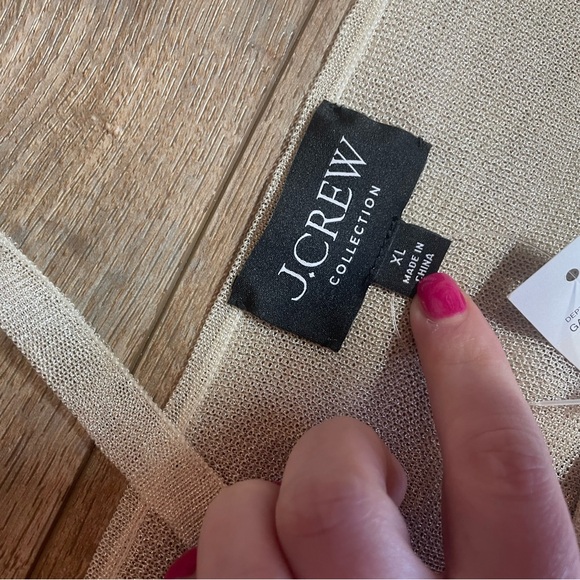 J.Crew Collection top and skirt set sheer knit sequin and crystal embellishments - Picture 13 of 15